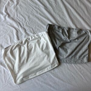SHEIN cropped tube tops PACK OF 2